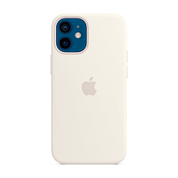 Клип-кейс (накладка) Silicone Case для Apple iPhone 12 Mini силикон, белый