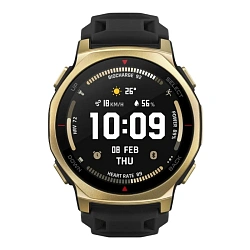 Умные часы Xiaomi Amazfit T-Rex 3 Pro 44mm золотой (чёрный ремешок)