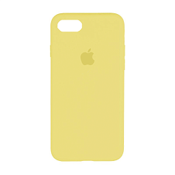 Клип-кейс (накладка) Silicone Case закрытый для Apple iPhone 7 / 8 / SE 2020 / 2022 силикон, жёлтый