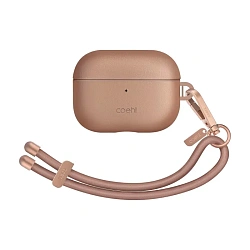 Кобура UNIQ Coehl Haven для Apple AirPods Pro 2 искусственная кожа, кремовый
