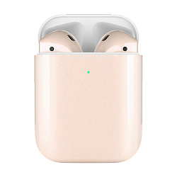 Беспроводные наушники Apple AirPods 2 с зарядным футляром перламутровый (MV7N2)