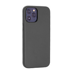 Клип-кейс (накладка) TOTU Emperor для Apple iPhone 12 Pro Max кожа, чёрный