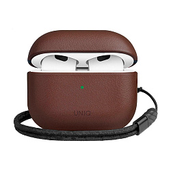 Кобура UNIQ Terra для Apple AirPods 3 кожа, коричневый