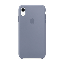 Клип-кейс (накладка) Apple Silicone Case для Apple iPhone Xr силикон, Lavender Grey