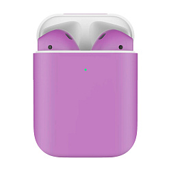 Беспроводные наушники Apple AirPods 2 с зарядным футляром сиреневый матовый (MV7N2)