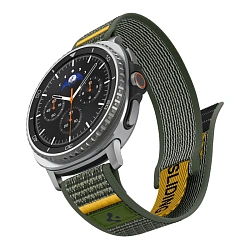 Ремешок Spigen Athlex Air для Samsung Galaxy Watch 8/8 Classic текстиль, нейлон зелёный