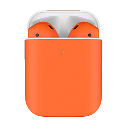 Беспроводные наушники Apple AirPods 2 с зарядным футляром оранжевый матовый (MV7N2)