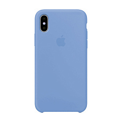 Клип-кейс (накладка) Apple Silicone Case для Apple iPhone X силикон, Azure