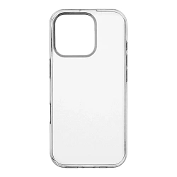 Клип-кейс (накладка) Borasco Silicone Case для Apple iPhone 16 Pro силикон, прозрачный