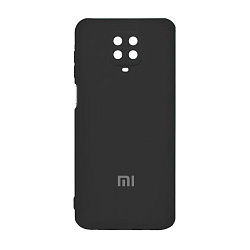 Клип-кейс (накладка) для Xiaomi Redmi Note 9s / Note 9 Pro силикон, чёрный