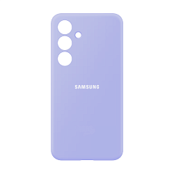 Клип-кейс (накладка) Silicone cover закрытый для Samsung Galaxy A15 силикон, лавандовый