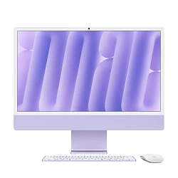 Моноблок Apple iMac 24" M4 (10-core GPU) 16 ГБ, 512 ГБ  (MWV73), фиолетовый