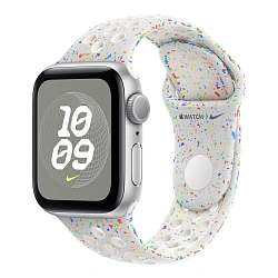 Ремешок Apple Nike Sport Band для Apple Watch 38 / 40 / 41 / 42mm фторэластомер Pure Platinum (S/M)