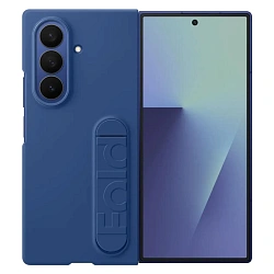 Клип-кейс (накладка) Samsung Silicone Case для Samsung Galaxy Z Fold 7 силикон, синий