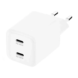 Сетевое зарядное устройство uBear Bridge 45 Вт белый