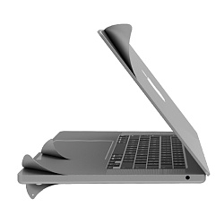 Защитная пленка Mocoll комплект (5 в 1) для Apple MacBook Air 13.6" (2022), серый