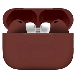 Беспроводные наушники Apple AirPods Pro 3 бордово-красный матовый (полная покраска)