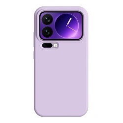 Клип-кейс (накладка) Silicone cover закрытый для Xiaomi 17 Pro силикон, лавандовый