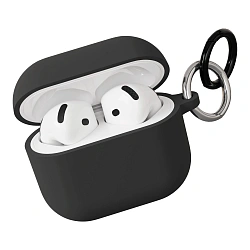 Кобура VLP Charm Case для Apple AirPods 4 силикон, чёрный