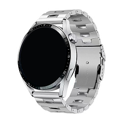 Блочный браслет (звенья) ZN38 для Samsung Watch 22mm титан серебристый