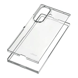 Клип-кейс (накладка) uBear View Case для Samsung Galaxy Z Fold 7 поликарбонат, прозрачный