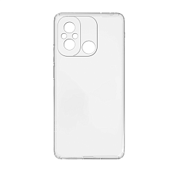 Клип-кейс (накладка) для Xiaomi Redmi 12C / Poco C55 силикон, прозрачный