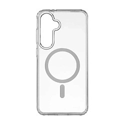 Клип-кейс (накладка) uBear Real Mag Case для Samsung Galaxy S24 FE поликарбонат, прозрачный