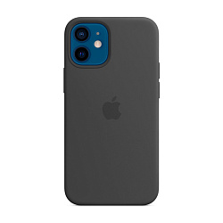 Клип-кейс (накладка) Silicone Case для Apple iPhone 12 Mini силикон, тёмно-серый