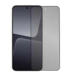 Защитное стекло 3D Privacy для Xiaomi 13 / 14 / 15, черная рамка
