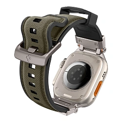 Ремешок Spigen DuraPro Armor для Apple Watch 44 / 45 / 46 / 49mm полиуретан зелёный