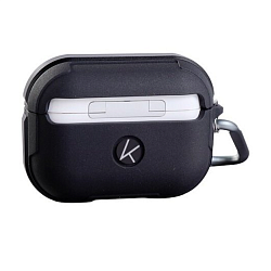 Кобура K-DOO Crashguard для Apple AirPods 3 металл, пластик, чёрный