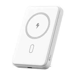 Внешний аккумулятор с беспроводной зарядкой WIWU Magnetic Power Bank 10000 мАч 20 Вт белый