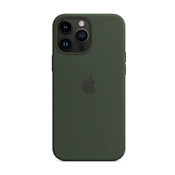 Клип-кейс (накладка) Silicone Case для Apple iPhone 14 Pro Max силикон, зелёный