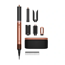 Стайлер Dyson Airwrap HS09 Co-anda 2x янтарный, пыльно-розовый (футляр) (Азия) (комплект с расческой)