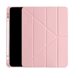 Чехол-книжка c отделением под стилус Smart Case для Apple iPad Pro 11" (2020 / 2021 / 2022) силикон, пудровый