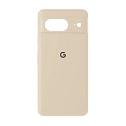 Клип-кейс (накладка) Silicone cover закрытый для Google Pixel 8 силикон, пудровый