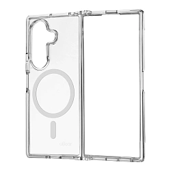 Клип-кейс (накладка) uBear Real Mag Case для Samsung Galaxy Z Fold 7 поликарбонат, термополиуретан, прозрачный