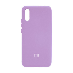 Клип-кейс (накладка) Silicone cover закрытый для Xiaomi Redmi 9a силикон, лавандовый