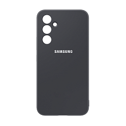 Клип-кейс (накладка) Silicone cover закрытый для Samsung Galaxy A34 5G силикон, чёрный
