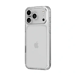 Клип-кейс (накладка) uBear Real Case для Apple iPhone 17 Pro Max полиуретан, поликарбонат, прозрачный