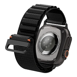 Ремешок Spigen WBF1 для Apple Watch 44 / 45 / 46 / 49mm нейлон чёрный