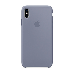 Клип-кейс (накладка) Apple Silicone Case для Apple iPhone Xs Max силикон, Lavender Grey
