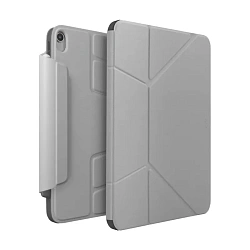 Чехол-книжка UNIQ Ryze для Apple iPad Air 11" (2024 / 2025 / 2026) искусственная кожа, светло-серый