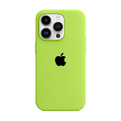 Клип-кейс (накладка) Silicone Case для Apple iPhone 14 Pro силикон, зелёный