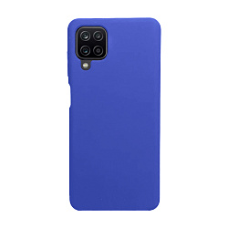 Клип-кейс (накладка) Silicone cover (без лого) для Samsung Galaxy A12 / M12 силикон, синий