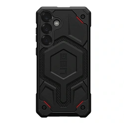 Клип-кейс (накладка) UAG Monarch Pro Magsafe для Samsung Galaxy S25 Plus поликарбонат, кевлар, чёрный