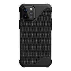 Клип-кейс (накладка) UAG Metropolis LT для Apple iPhone 12 / 12 Pro полиуретан, ткань, кевлар (армид), чёрный