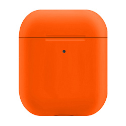 Кобура Case Protection для Apple AirPods 2018 / 2019 силикон, оранжевый