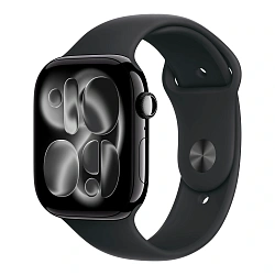 Умные часы Apple Watch Series 11 46mm GPS Jet Black Aluminum Case Black Sport Band