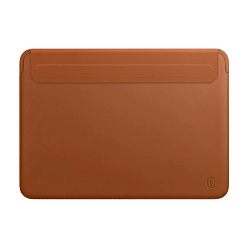 Чехол WIWU Skin Pro 2 Leather Sleeve для Apple MacBook Pro 13" (2020 / 2022) / Air 13" (2018 / 2020) полиуретан, кожа, коричневый